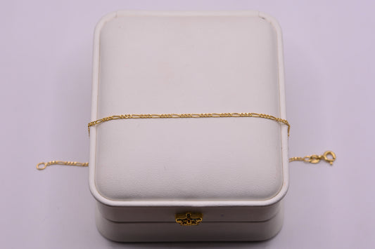Pulso 3x1 / 0.67 Gr / 19 Cm / 1.44 mm / Oro amarillo 18k / It