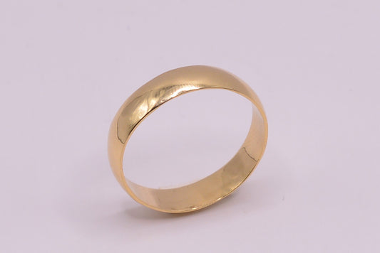 Anillo Argollas Lisas / 5.00 Gr / Oro amarillo 18k / Por fabricación C/U