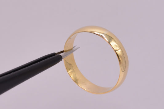 Anillo Argollas Lisas / 5.00 Gr / Oro amarillo 18k / Por fabricación C/U