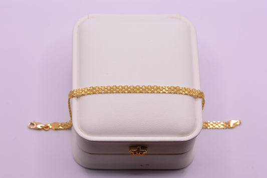 Pulso Chino / 2.89 Gr / 19.8 Cm / 4.22 mm / Oro amarillo 18k / It