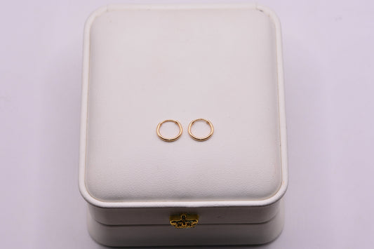 Candonga Imperdibles / 0,31 Gr / 0,8 Cm / Oro amarillo 18k
