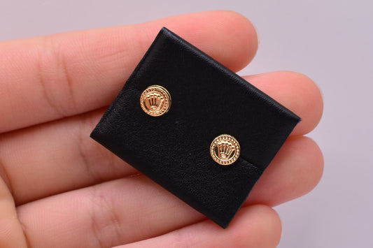 Topos Rx diamantado / 0.71 Gr / Oro amarillo 18k