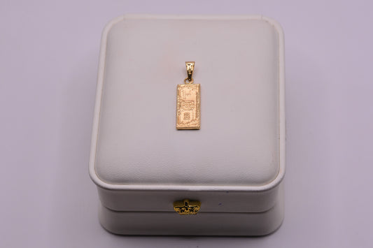 Dije Dolar / 1.38 Gr / 3 Cm / Oro amarillo 18k