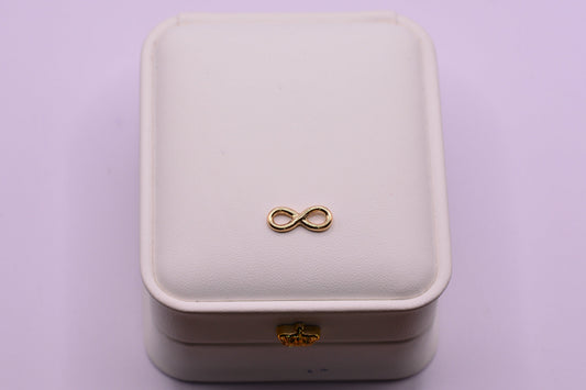Herraje Infinito liso / 0.42 Gr / 1.5 Cm / Oro amarillo 18k