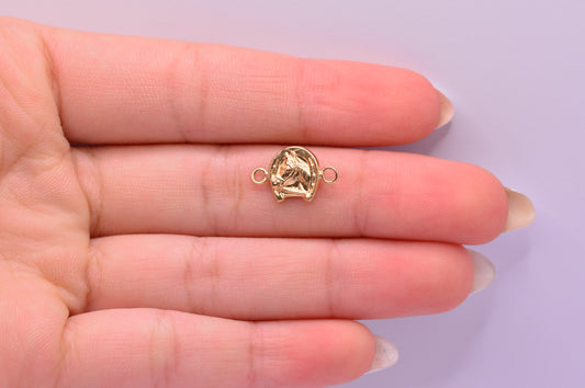 Herraje Herradura caballo / 0.57 Gr / 1.5 Cm / Oro amarillo 18k