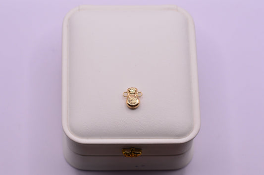 Herraje Bolsa dinero / 0.51 Gr / 1 Cm / Oro amarillo 18k