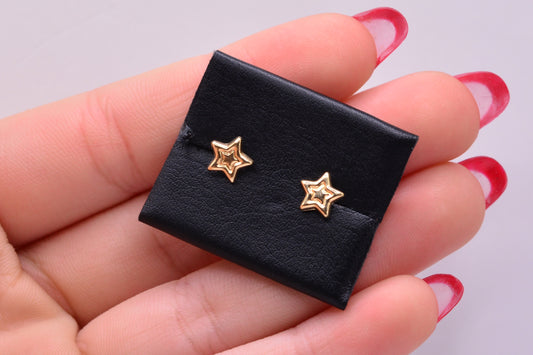 Topos ESTRELLA / 0.64 Gr / Oro amarillo 18k