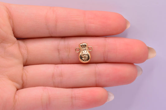Herraje Bolsa dinero / 0.51 Gr / 1 Cm / Oro amarillo 18k
