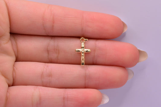 Dije Cruz cristo / 0.41 Gr / 2 Cm / Oro amarillo 18k