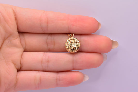 Dije San judas tadeo / 0.86 Gr / 2.1 Cm / Oro amarillo 18k