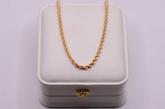 Cadena Lazo / 4.25 Gr / 50 Cm / 2,37 mm / Oro amarillo 18k / It