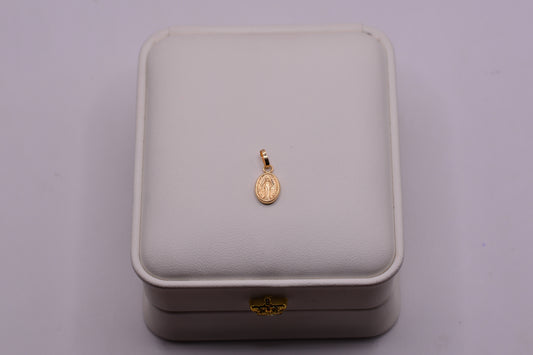 Dije Virgen Milagrosa / 0.39 Gr / 1.5 Cm / Oro amarillo 18k