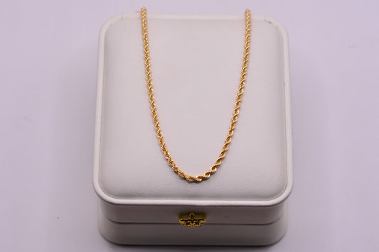 Cadena Lazo / 1.64 Gr / 45 Cm / 1.81 mm / Oro amarillo 18k / It