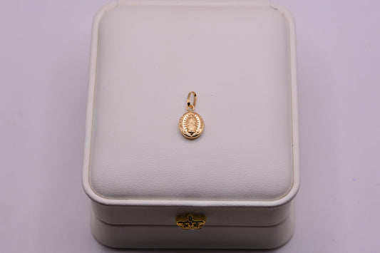 Dije VIRGEN GUADALUPE / 0.40 Gr / 1.5 Cm / Oro amarillo 18k