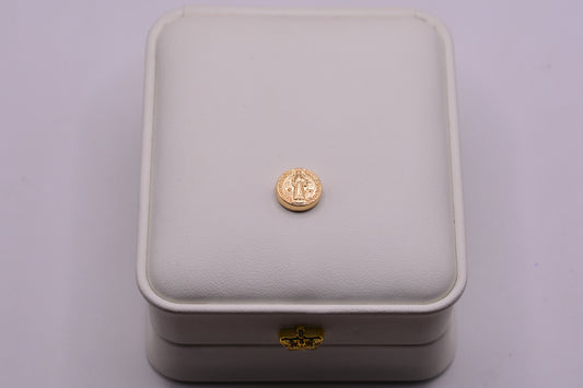 Herraje SAN BENITO / 0.42 Gr / 1 Cm / Oro amarillo 18k