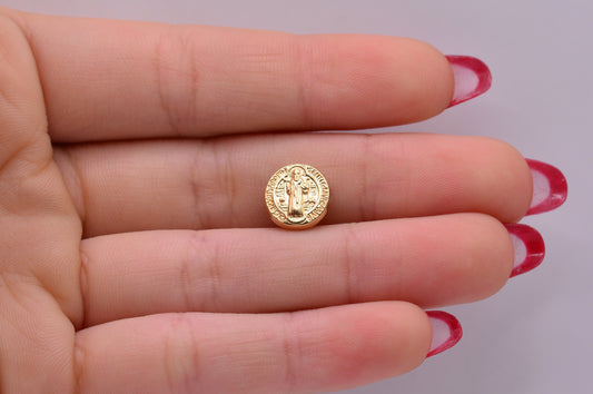 Herraje San Benito / 0.45 Gr / 1 Cm / Oro amarillo 18k