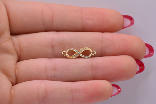 Herraje INFINITO / 0.64 Gr / 2 Cm / Oro amarillo 18k