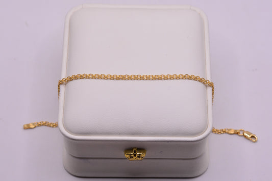 Pulso Chino / 1.62 Gr / 18 Cm / 2,32 mm / Oro amarillo 18k / It