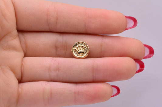 Herraje RX REDONDO / 0.40 Gr / 1 Cm / Oro amarillo 18k