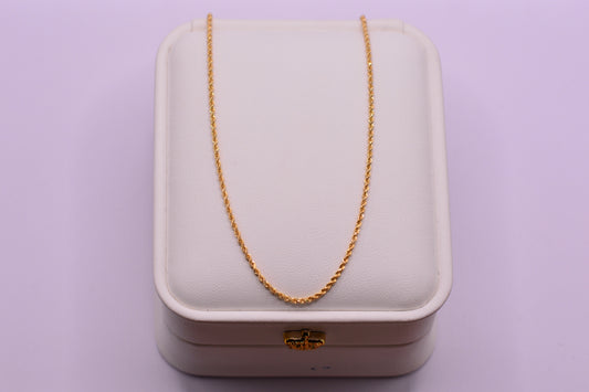 Cadena Lazo / 1.81 Gr / 60 Cm / 1.30 mm / Oro amarillo 18k / It