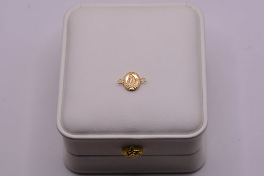 Herraje  Virgen del Carmen / 0.33 Gr / 1 Cm / Oro amarillo 18k