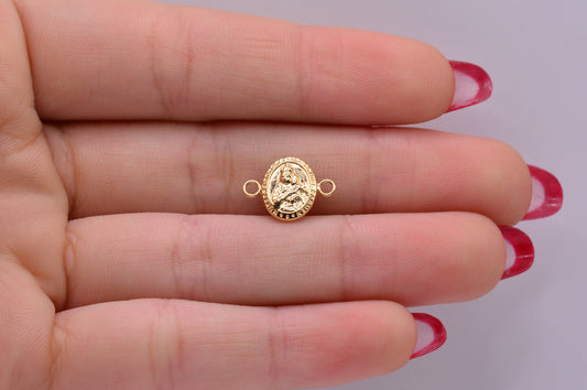 Herraje  Virgen del Carmen / 0.33 Gr / 1 Cm / Oro amarillo 18k