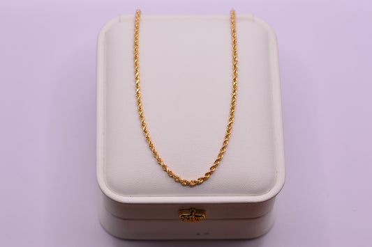 Cadena Lazo / 1.61 Gr / 45 Cm / 1.81 mm / Oro amarillo 18k / It