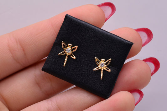Topos LIBELULA / 1.15 Gr / Oro amarillo 18k