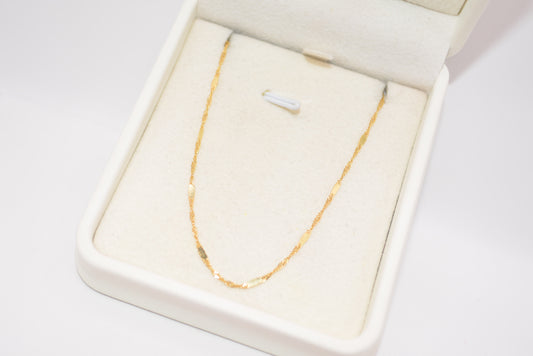 Cadena singapur especial / 1,51 Gr / 50 Cm / 1,2 mm / Oro amarillo 18k / It