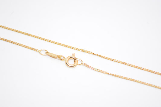 Cadena mini cubana / 1,88 Gr / 45 Cm / 1 mm / Oro amarillo 18k / It
