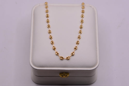 Cadena GC / 4.66 Gr / 50 Cm / 3,33 mm / Oro amarillo 18k