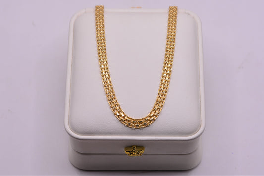 Cadena CHINA / 9.42 Gr / 60 Cm / 4.60 mm / Oro amarillo 18k / It