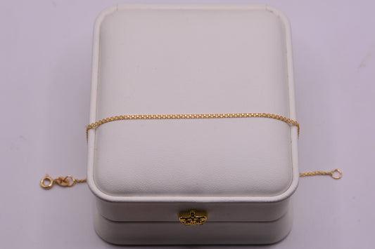 Pulso Chino / 1.22 Gr / 18 Cm / 1,44 mm / Oro amarillo 18k / It