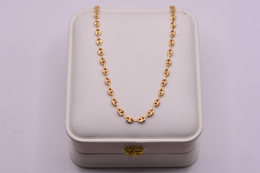 Cadena Gc diamantada / 6.29 Gr / 50 Cm / 3.33 mm / Oro amarillo 18k