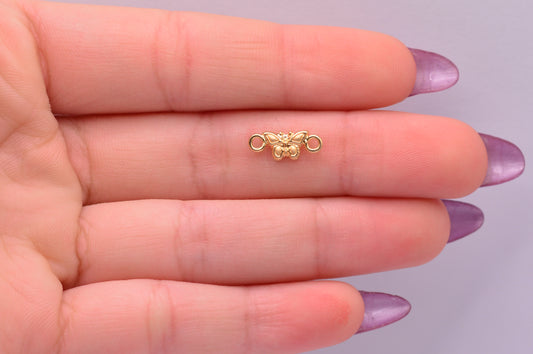 Herraje Mariposa / 0.27 Gr / 1.3 Cm / Oro amarillo 18k
