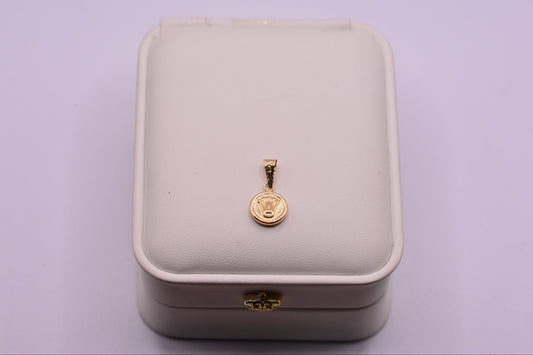 Dije Rx / 0.57 Gr / 1.9 Cm / Oro amarillo 18k