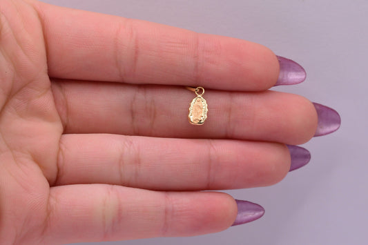 Dije Virgen Guadalupe / 0.27 Gr / 1.5 Cm / Oro amarillo 18k