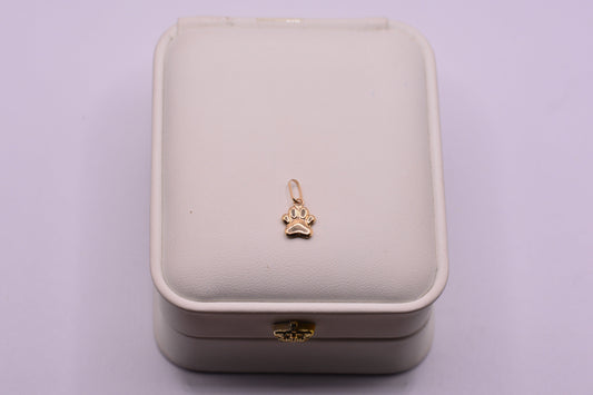 Dije Huella / 0.28 Gr / 1.5 Cm / Oro amarillo 18k