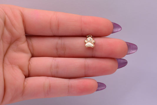 Dije Huella / 0.28 Gr / 1.5 Cm / Oro amarillo 18k