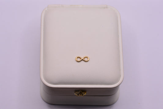Herraje Infinito liso / 0.34 Gr / 1.2 Cm / Oro amarillo 18k