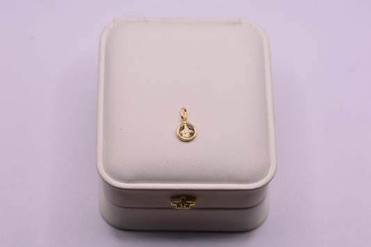 Dije San Miguel Arcangel / 0.38 Gr / 1.4 Cm / Oro amarillo 18k
