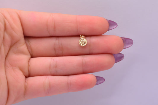 Dije San Benito / 0.30 Gr / 1 Cm / Oro amarillo 18k