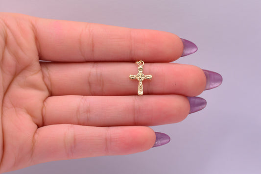 Dije Cruz cristo / 0.33 Gr / 1.8 Cm / Oro amarillo 18k