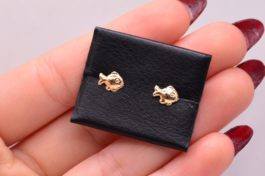 Topos Pez / 0.60 Gr / Oro amarillo 18k