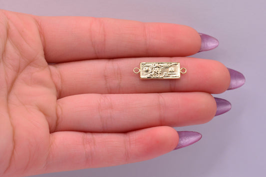 Herraje Dolar / 0.86 Gr / 2.6 Cm / Oro amarillo 18k