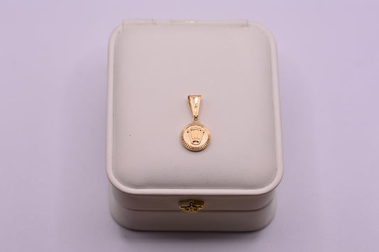 Dije Rx / 0.85 Gr / 2.5 Cm / Oro amarillo 18k