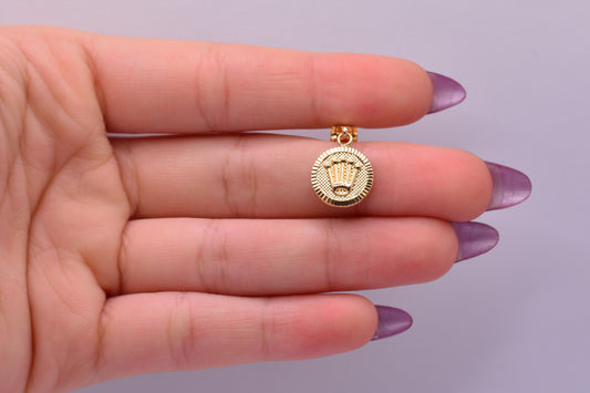 Dije Rx / 0.85 Gr / 2.5 Cm / Oro amarillo 18k