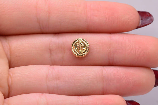 Herraje San Benito / 0.23 Gr / 0,9 Cm / Oro amarillo 18k
