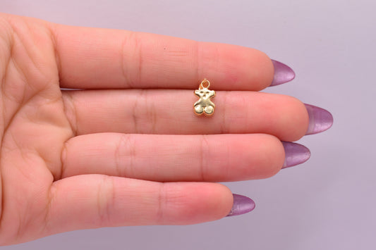 Dije Oso Tc / 0.36 Gr / 1.5 Cm / Oro amarillo 18k