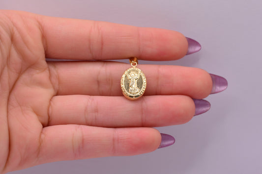 Dije Divino niño / 0.90 Gr / 2.5 Cm / Oro amarillo 18k